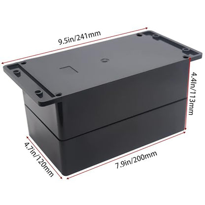 Watertight Junction Box, IP67 Waterproof Project Box Durable ABS Plastic - Image 2