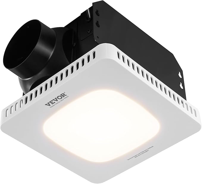 VEVOR Bathroom Exhaust Fan, 110 CFM High-Efficiency Ventilation, Remote Control - Image 10