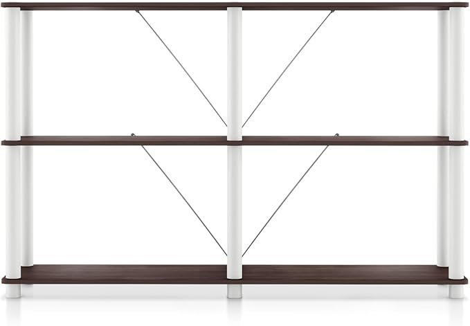 Homes: Inside + Out Apexa Modern 3-Tier Extra Wide Shelving Units, Collectibles - Image 11