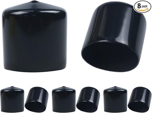 Acocony 1 3/4 Inch Rubber Cap Round Rubber End Caps PVC Flexible Protector by Acocony