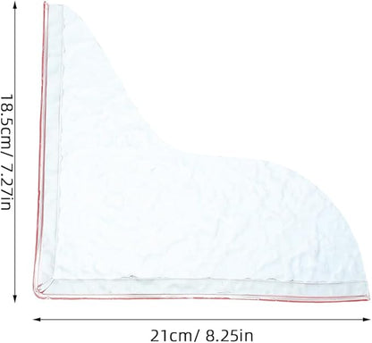 1 Pairs Bathroom Water Splash Guard Clear Acrylic Shower Corner Water Barrier - Image 2