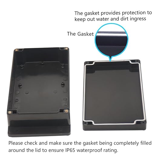 Zulkit Junction Box ABS Plastic Dustproof Waterproof IP65 Universal Electrical - Image 4