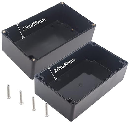 Watertight Junction Box, IP67 Waterproof Project Box Durable ABS Plastic - Image 4