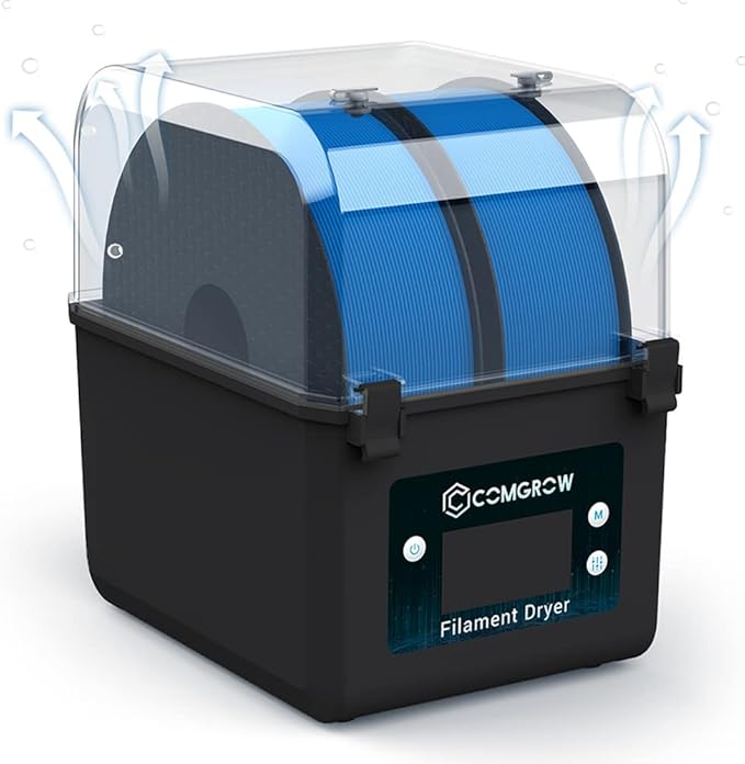 Comgrow Filament Dryer, Upgraded Filament Dry Box, Large-Capacity 3D Filament by Comgrow