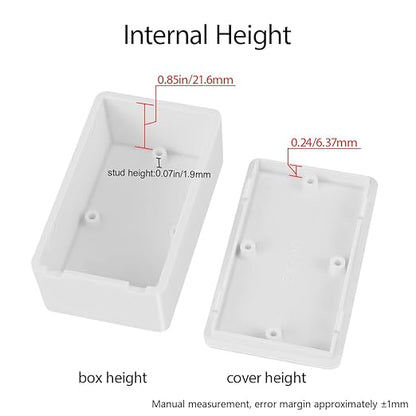 LeMotech Project Box 5 Pieces ABS Plastic Electrical Project Case Small - Image 4