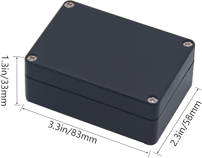 Project Box ABS Black Electrical Boxes IP67 Outdoor Waterproof box Electronic - Image 3