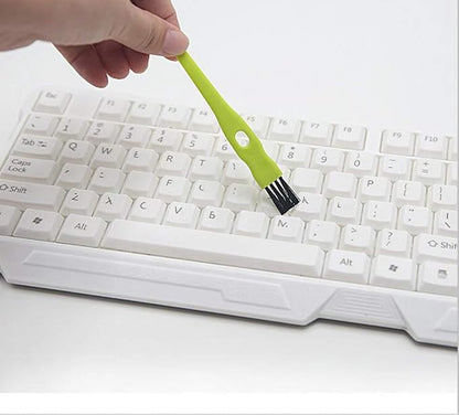 vipolish 20 Pcs 11CM/4.33 Inch Green Plastic Handle Mini Dust Removal Brush - Image 2