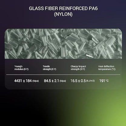 Polymaker Fiberon PA6-GF Glass Fiber Nylon Filament 1.75mm Grey 3kg, Fiberon - Image 5
