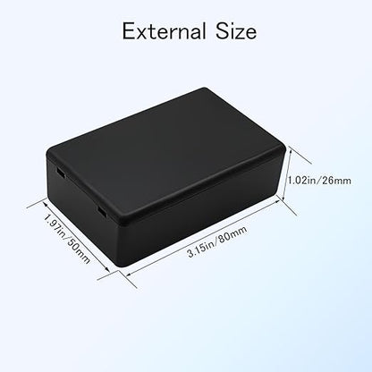 Project Box 8 Pieces Electrical Box Small Junction Box ABS Plastic Enclosure - Image 3