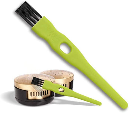 vipolish 20 Pcs 11CM/4.33 Inch Green Plastic Handle Mini Dust Removal Brush - Image 5