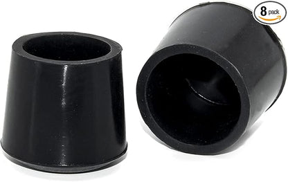 Flyshop 1", 25 mm, Patio Round Chair Leg Caps, Furniture Table Feet Covers by Flyshop