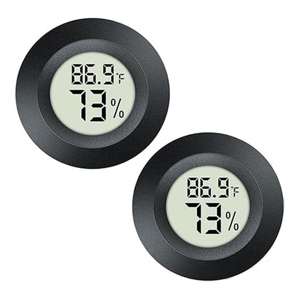 2 Pack Hygrometer Thermometer Digital Humidity Meter Indoor/Outdoor Humidity by JEDEW