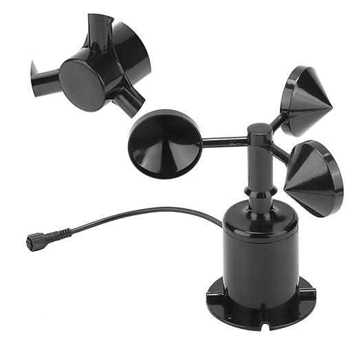 0-70Ms Environmental Output Pulse Type Three Cup Wind Speed ​​Sensor Anemometer - Image 8