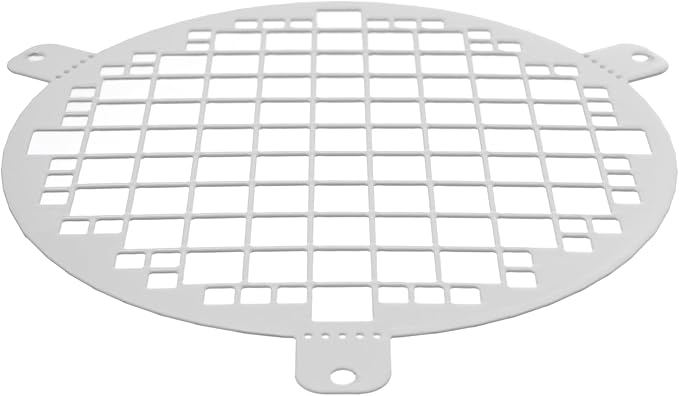Repa Market 5" Inch White Galvanized Steel Round Crawl Space Vent Grid - Image 8
