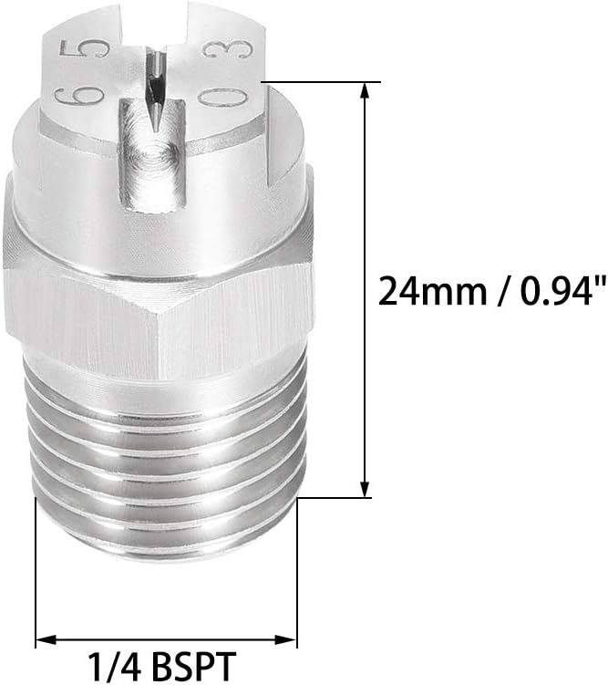 uxcell Flat Fan Spray Tip - Image 2