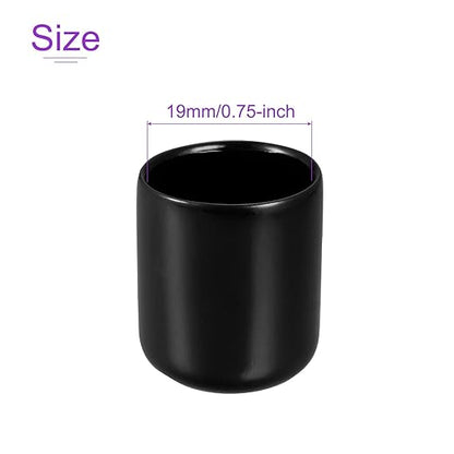 DMiotech 20 Pack 3/4" ID Black Screw Thread Protectors Rubber End Caps Bolt - Image 4