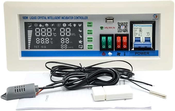 New Version Automatic Digital Temperature and Humidity Incubator Controller by Morishima
