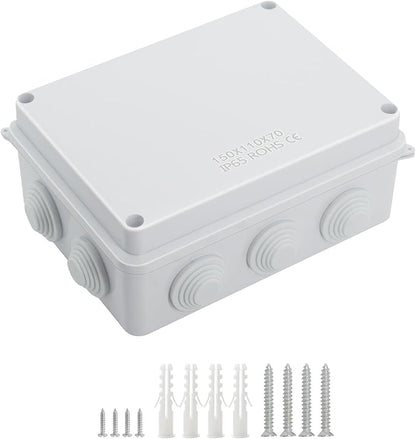 LeMotech ABS Plastic Dustproof Waterproof IP65 Junction Box Universal by LeMotech