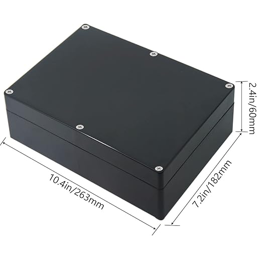 Junction Box, Zulkit Project Box IP65 Waterproof Outdoor Box ABS Plastic - Image 2