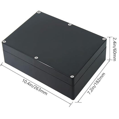 Junction Box, Zulkit Project Box IP65 Waterproof Outdoor Box ABS Plastic - Image 2