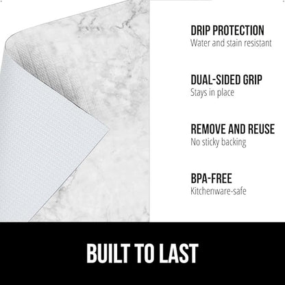 GORILLA GRIP DripGuard Shelf Liner, Non-Adhesive Drawer and Kitchen Cabinet - Image 2