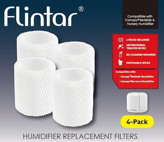 Flintar Humidifier Replacement Wick Filters, Compatible - Image 2