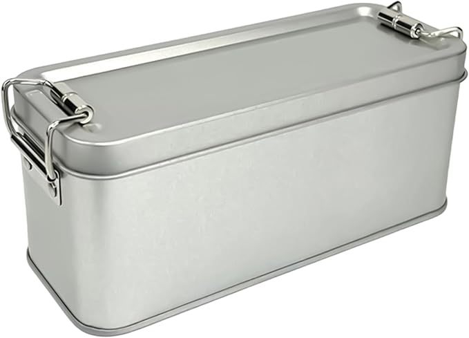 Tin Containers With Lids by Unknown