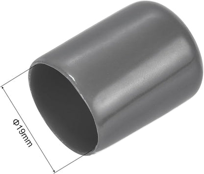 uxcell 20pcs Rubber End Caps 19mm ID Vinyl PVC Round Tube Bolt Cap Cover Screw - Image 3