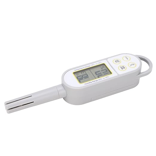 Indoor Temperature Humidity Meter, Digital Dry Wet Thermometer Handheld - Image 2