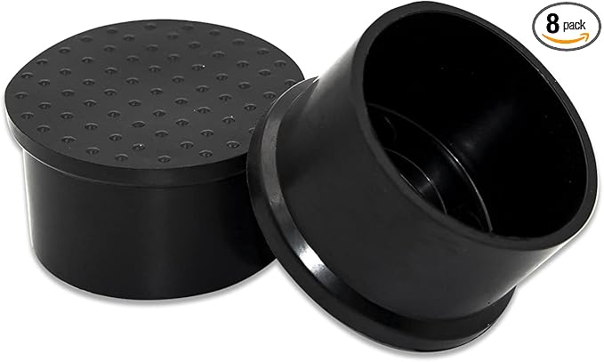 Flyshop 2", 50 mm, Patio Round Chair Leg Caps, Furniture Table Feet Covers by Flyshop