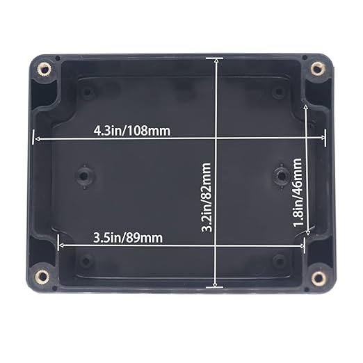 Watertight Junction Box, IP67 Waterproof Project Box Durable ABS Plastic - Image 5