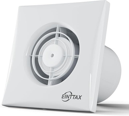 4 Inch Bathroom Exhaust Fan, 130m³/h Quiet Ventilation Extractor by Unknown