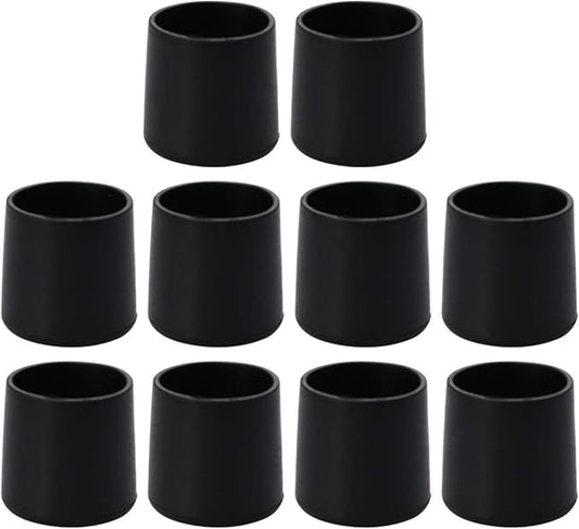 uxcell PVC Leg Cap Tip Cup Feet Cover 20mm 0.79" Inner Dia 10pcs Floor by uxcell