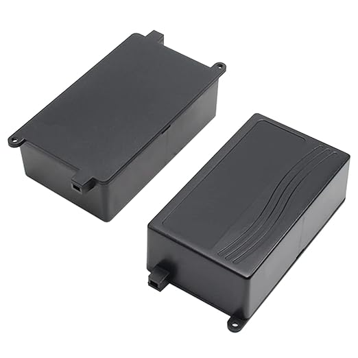 Fielect 2Pcs Project Box Dustproof Electronic Junction Box ABS Plastic by Fielect