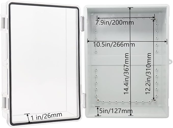 Waterproof Outdoor Electrical Box Junction Box Weatherproof IP67 ABS Plastic - Image 4