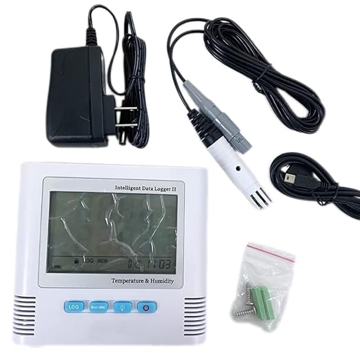 Digital Temperature Humidity Datalogger GSM Data Logger Monitor Dual Channel - Image 4