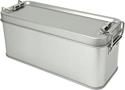 Metal Tins With Lids | Rectangular Storage Container - Image 9