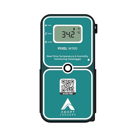 Adapt Ideations Pixel W100 Wireless Real-Time Temperature and Humidity Data by EmbeddedWorksCorporation