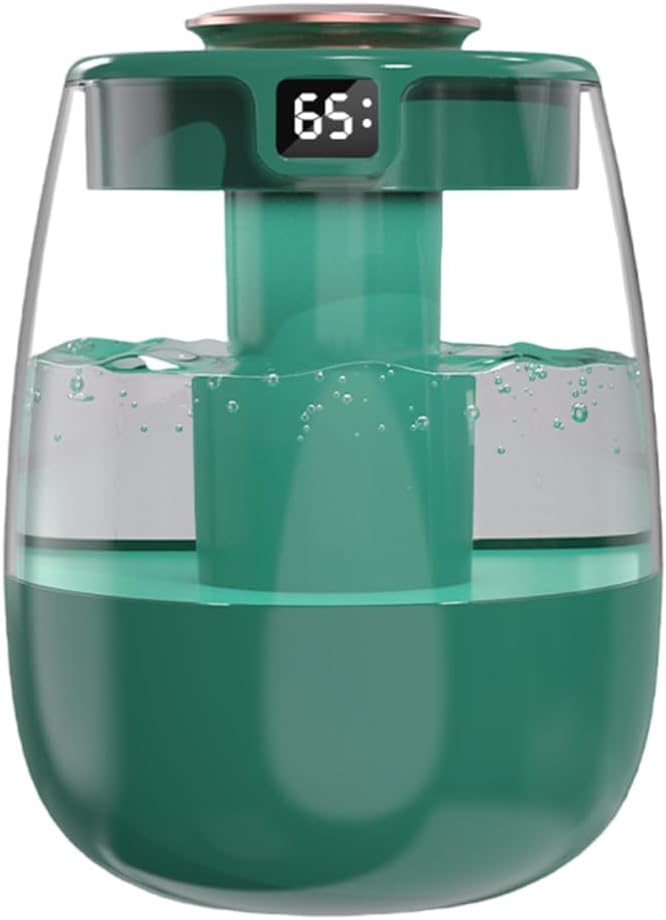 DONGKER Double Spray Humidifier, 1L Silent USB Digital Display Humidifier by DONGKER