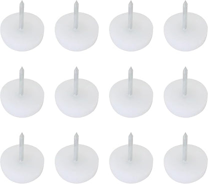 60PCS Chair Table Leg Protectors 14mm Plastic Cap Sliding Flat Nails Anti by ITROLLE