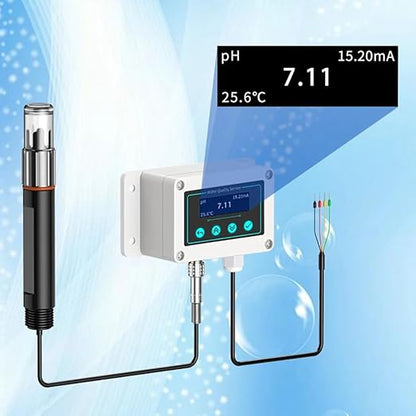 PH Sensor Industrial Water Quality Turbidity Tester, Electrode Probe EC - Image 9