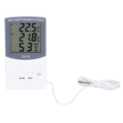 Indoor Outdoor Thermometer, Accurate Digital Hygrometer Indoor Thermometer by Unknown