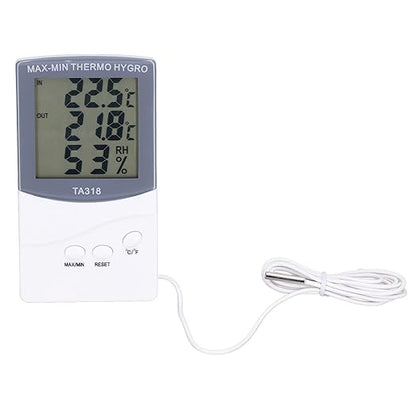 Indoor Outdoor Thermometer, Accurate Digital Hygrometer Indoor Thermometer by Unknown