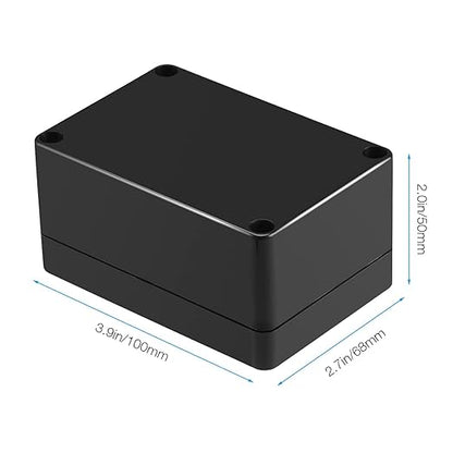 2 Pack Black Waterproof Plastic Project Box ABS IP65 Electronic Junction Box - Image 2
