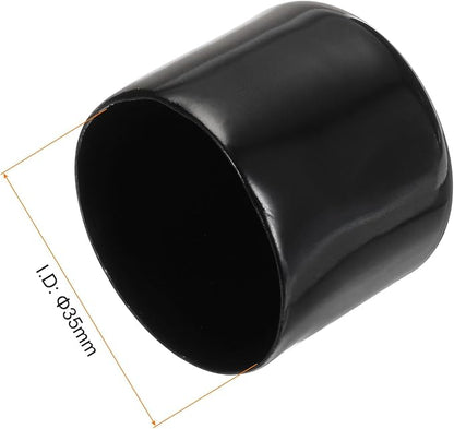 uxcell 20pcs Rubber End Caps 35mm ID Vinyl PVC Round Tube Bolt Cap Cover Screw - Image 3