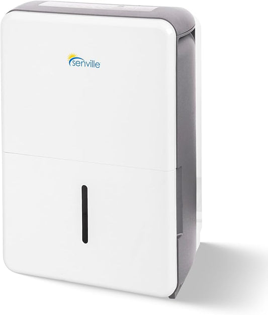 Senville 35 Pint Dehumidifier, Energy Star Certified, Washable Filter, Medium & by Senville