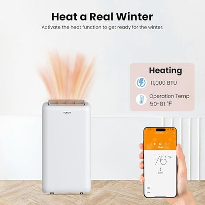 TOSOT 14, 000BTU Smart WiFi Portable Air Conditioner - Image 2