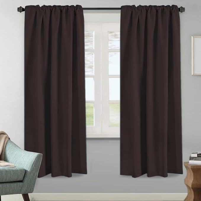 H.VERSAILTEX Blackout Curtains Thermal Insulated Window Treatment Panels Room - Image 2