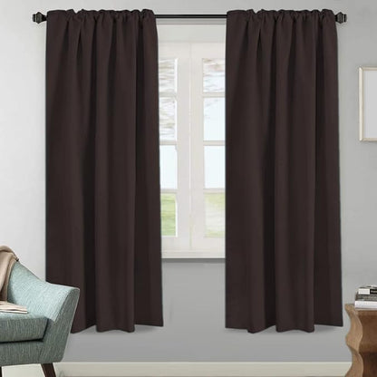 H.VERSAILTEX Blackout Curtains Thermal Insulated Window Treatment Panels Room - Image 2