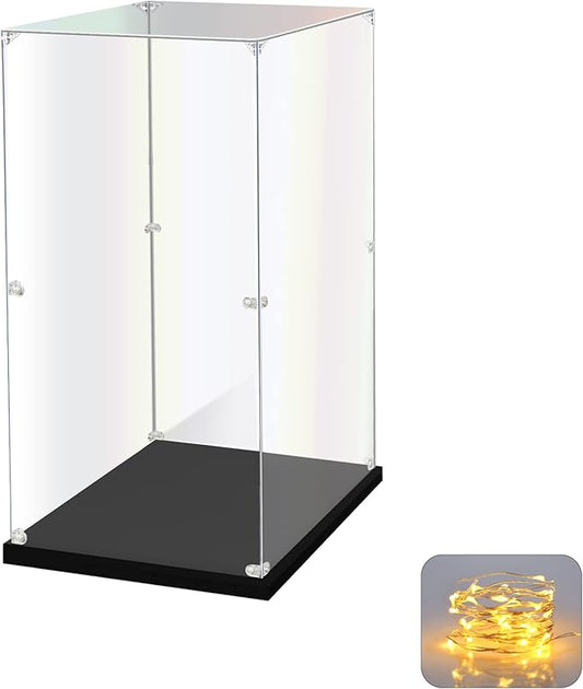 Acrylic Display Case for Collectibles Assemble Clear Acrylic Display Box for by KOLIPI